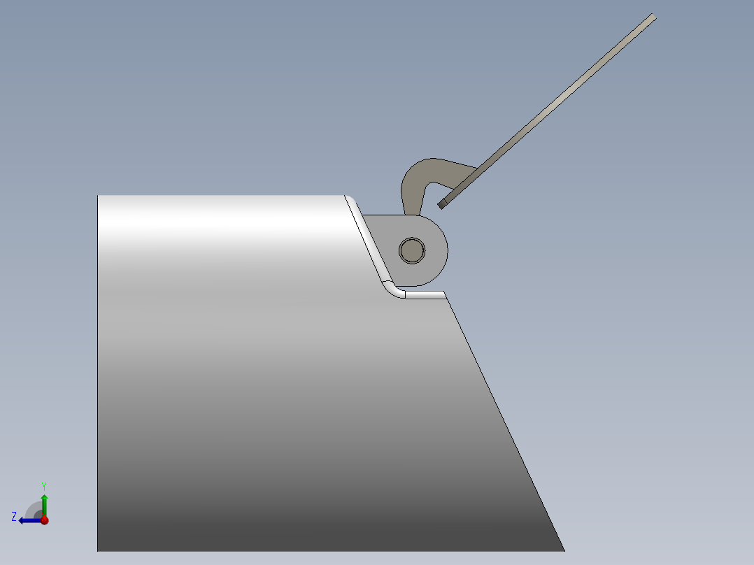 空气阻尼器右视图