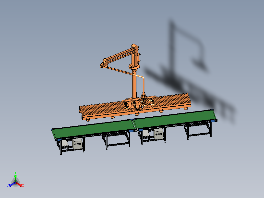塑料板的助力搬运机械手