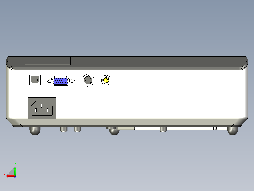 投影仪(2)后视图