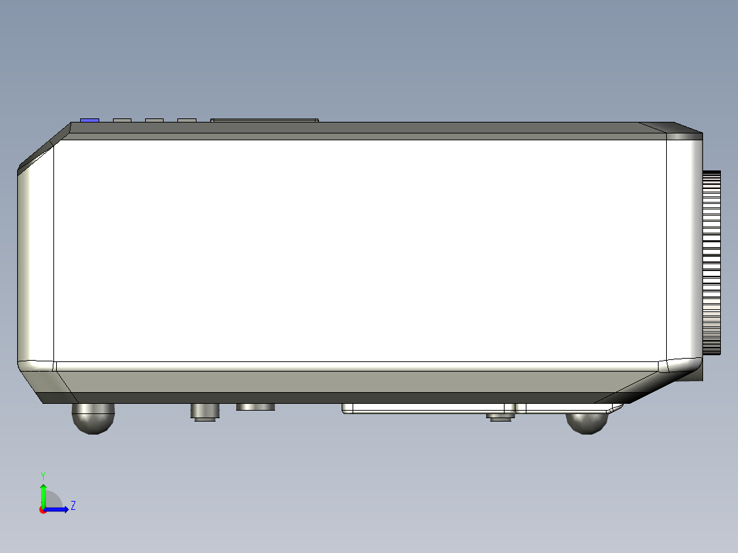 投影仪(2)左视图