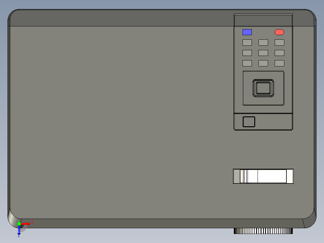 投影仪(2)俯视图