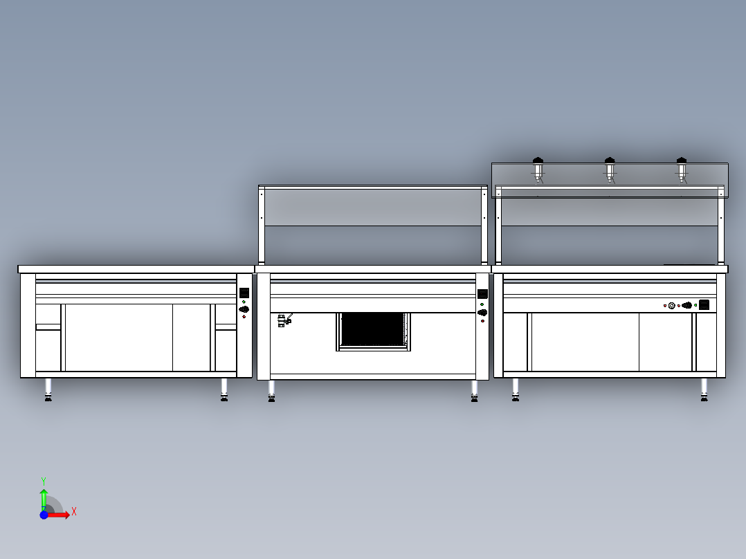 B2004767-食堂水池前视图