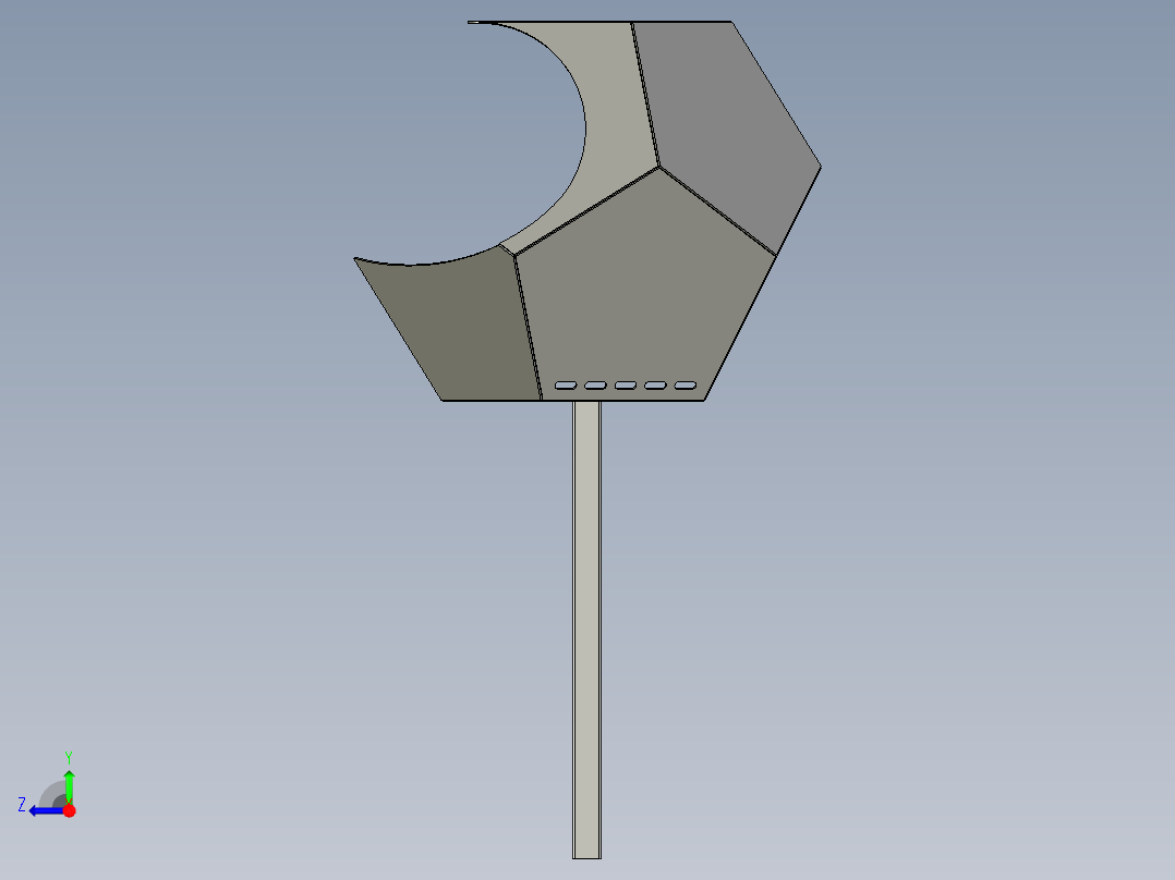 烧烤炉-1烧烤炉(26)右视图