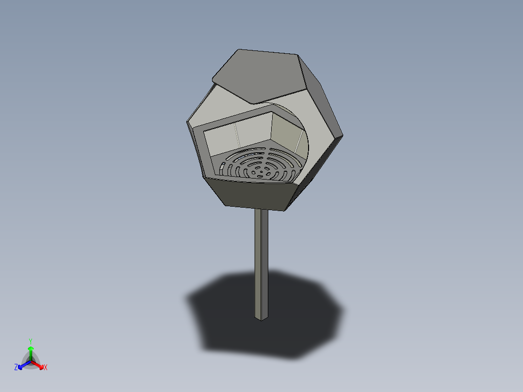 烧烤炉-1烧烤炉(26)正等轴测图