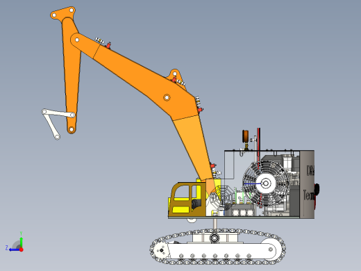 挖掘机、推土机(21)右视缩略图