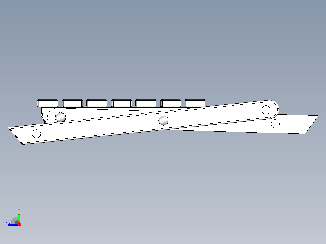 户外折叠桌凳组合右视图