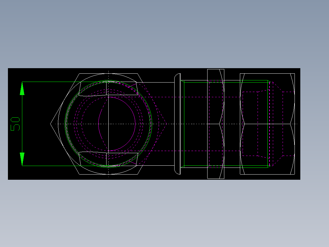 PARKER管接头EO Bulkhead elbow WSV38SCF(16)_top