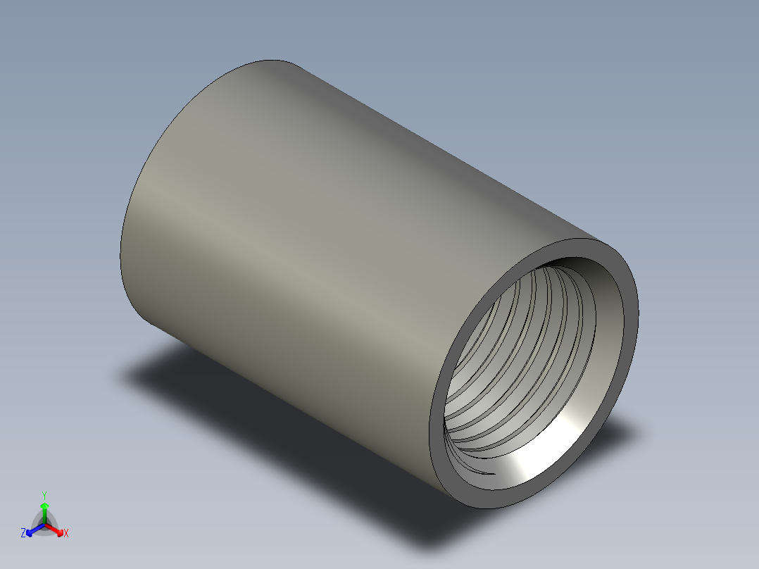 螺纹管管箍-等径直通 DN8