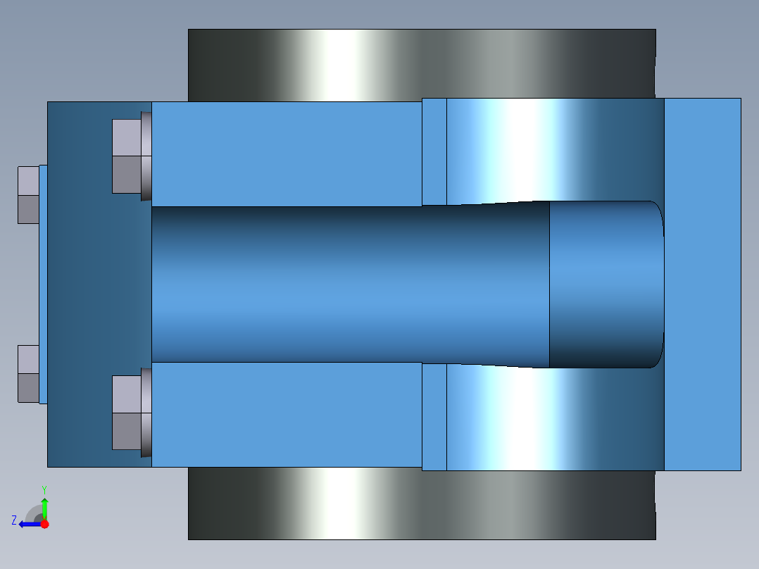 轴承支架品牌TIMKEN 35mm右视图