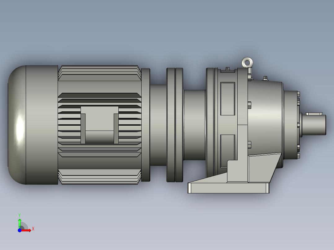 LC18MN-07-03-08BWY单级摆线针轮减速机BWY12-29-075前视图