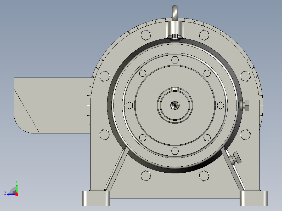 LC18MN-07-03-08BWY单级摆线针轮减速机BWY12-29-075右视图