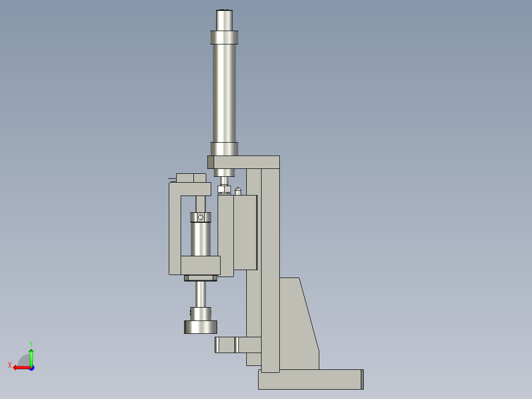 4泵体进料检测机构后视图