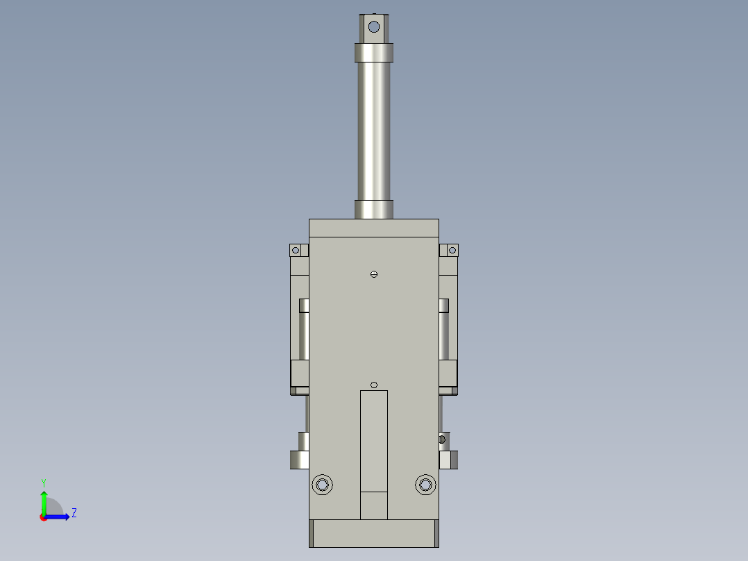 4泵体进料检测机构左视图