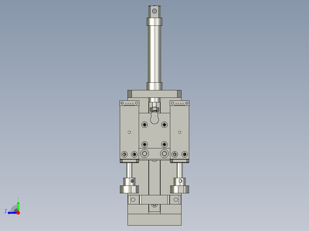 4泵体进料检测机构右视图