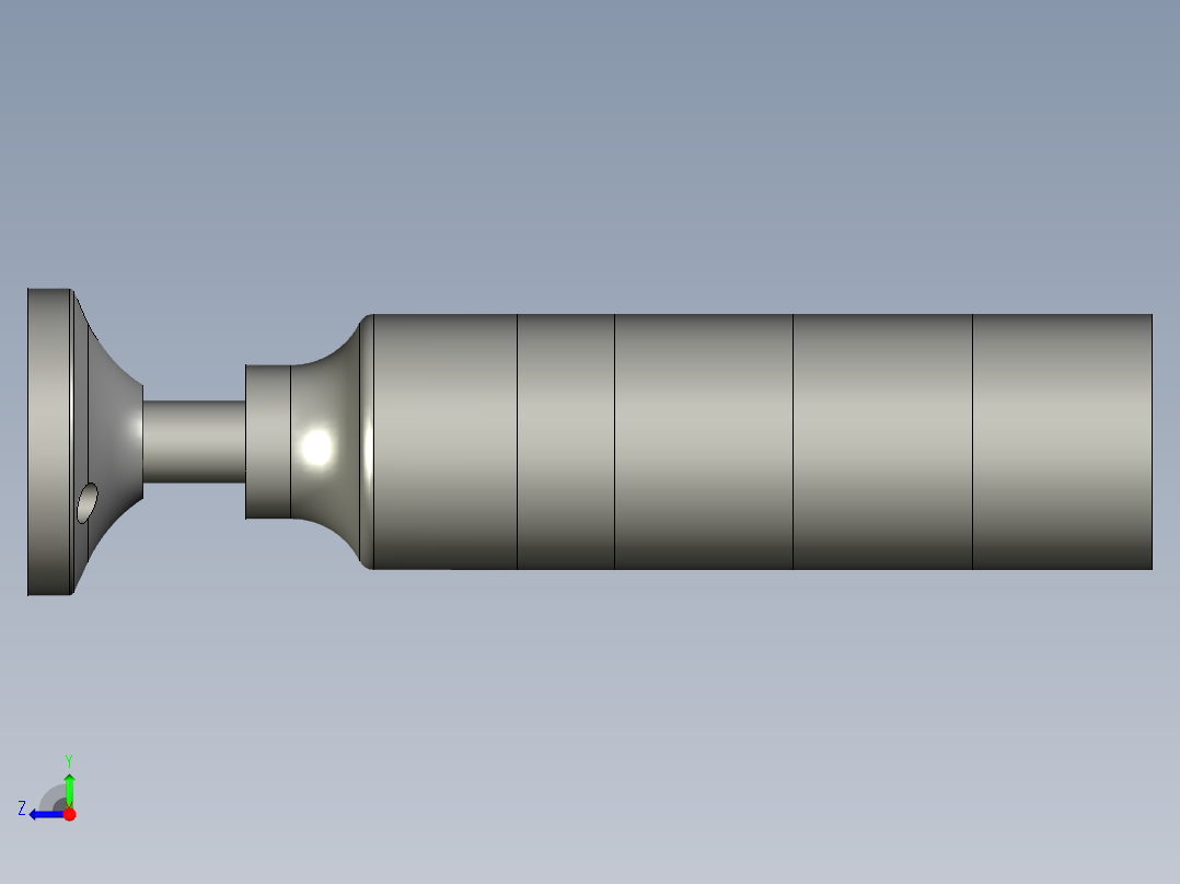asTS-M80-08三色灯D012-B(胜蓝)右视图