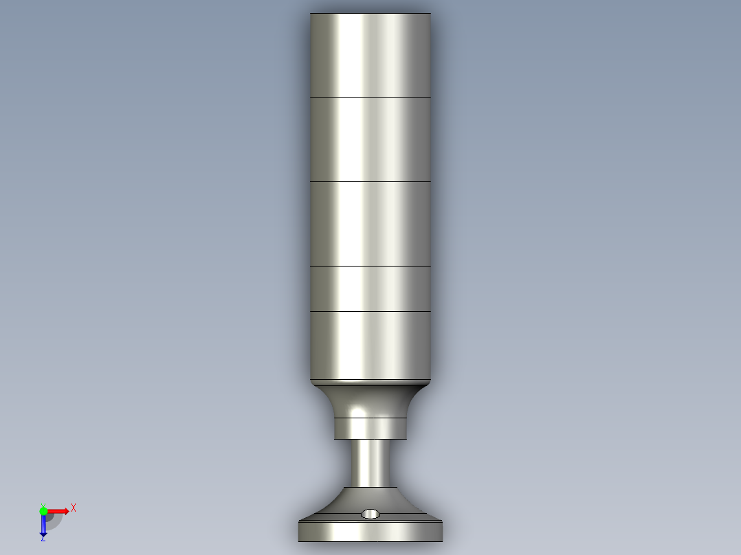 asTS-M80-08三色灯D012-B(胜蓝)俯视图