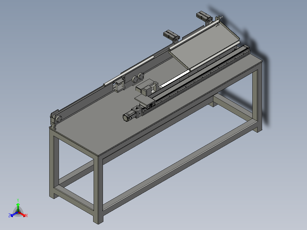钢管上料方案11正等轴测图