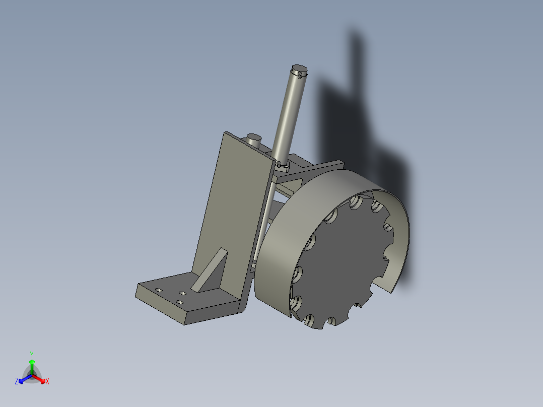 刀库装配体主视图