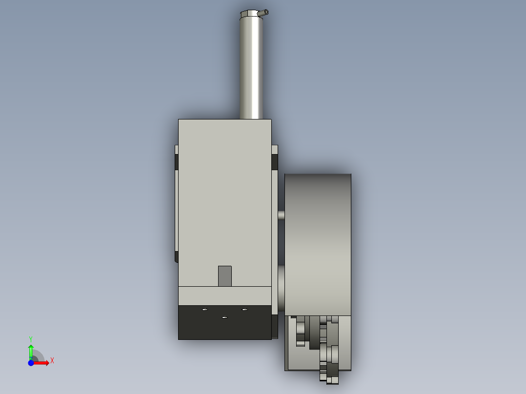 刀库装配体前视图