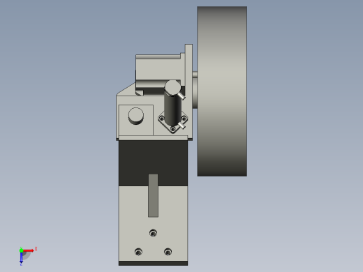 刀库装配体俯视缩略图