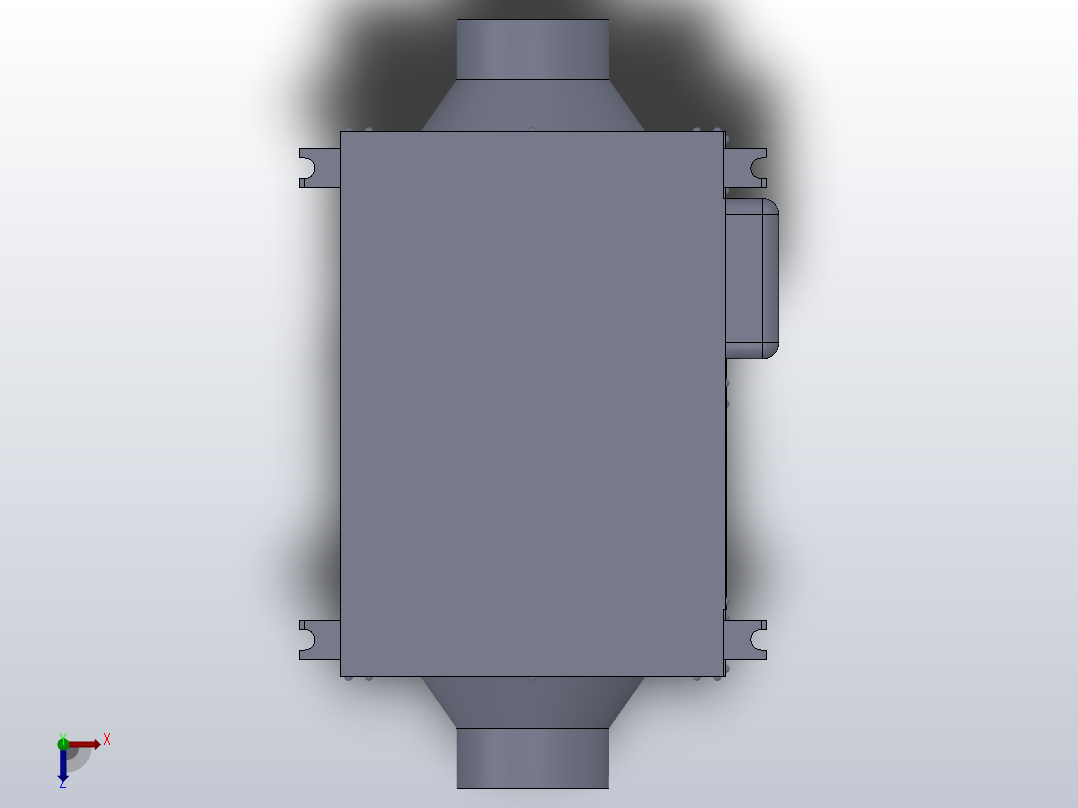 JSPF-J静音管道风机[JSPF-J 100-18]俯视图