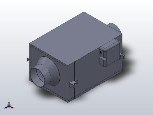 JSPF-J静音管道风机[JSPF-J 100-18]正等轴测缩略图