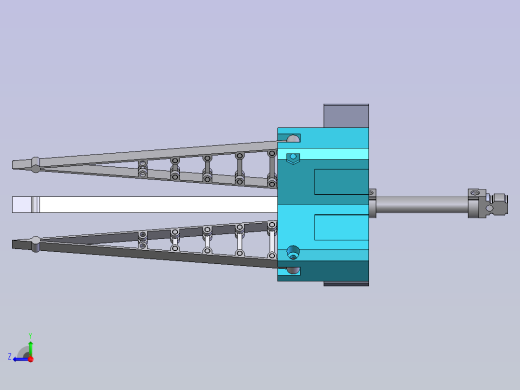 3指活塞气动爪右视缩略图