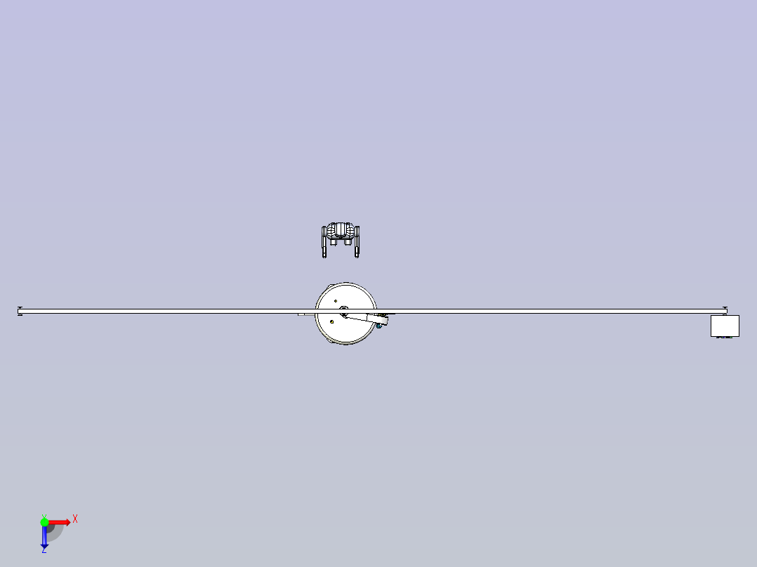 压力蒸煮釜俯视图