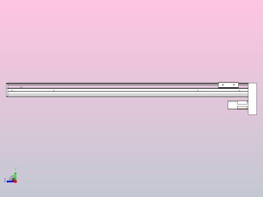 MTH10标准螺杆滑台[MTH10-L#-900-BM-P10-C3]右视缩略图
