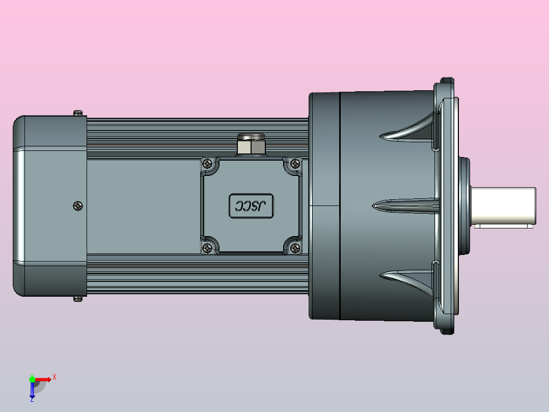 标准电机s1500v01-R俯视图