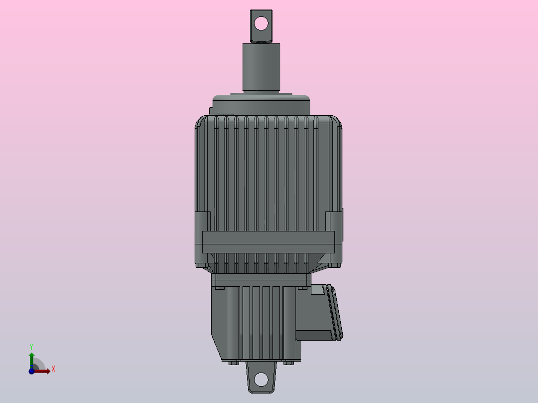 Ed(YTD)1250-60～Ed(YTD)4500-80系列电力液压推动器Ed1250-60 W.UL.DL.C.H.S前视图