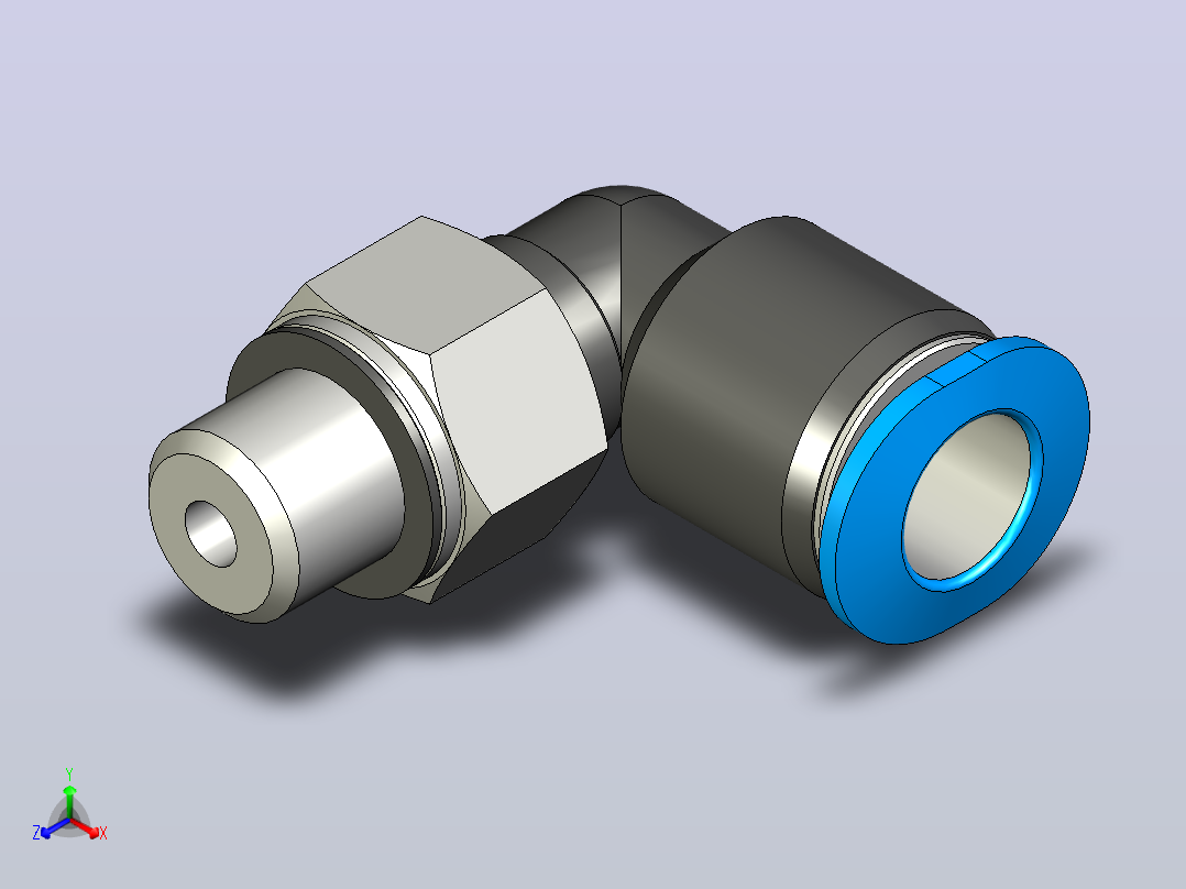 快插接头QSML-M7-6-100主视图