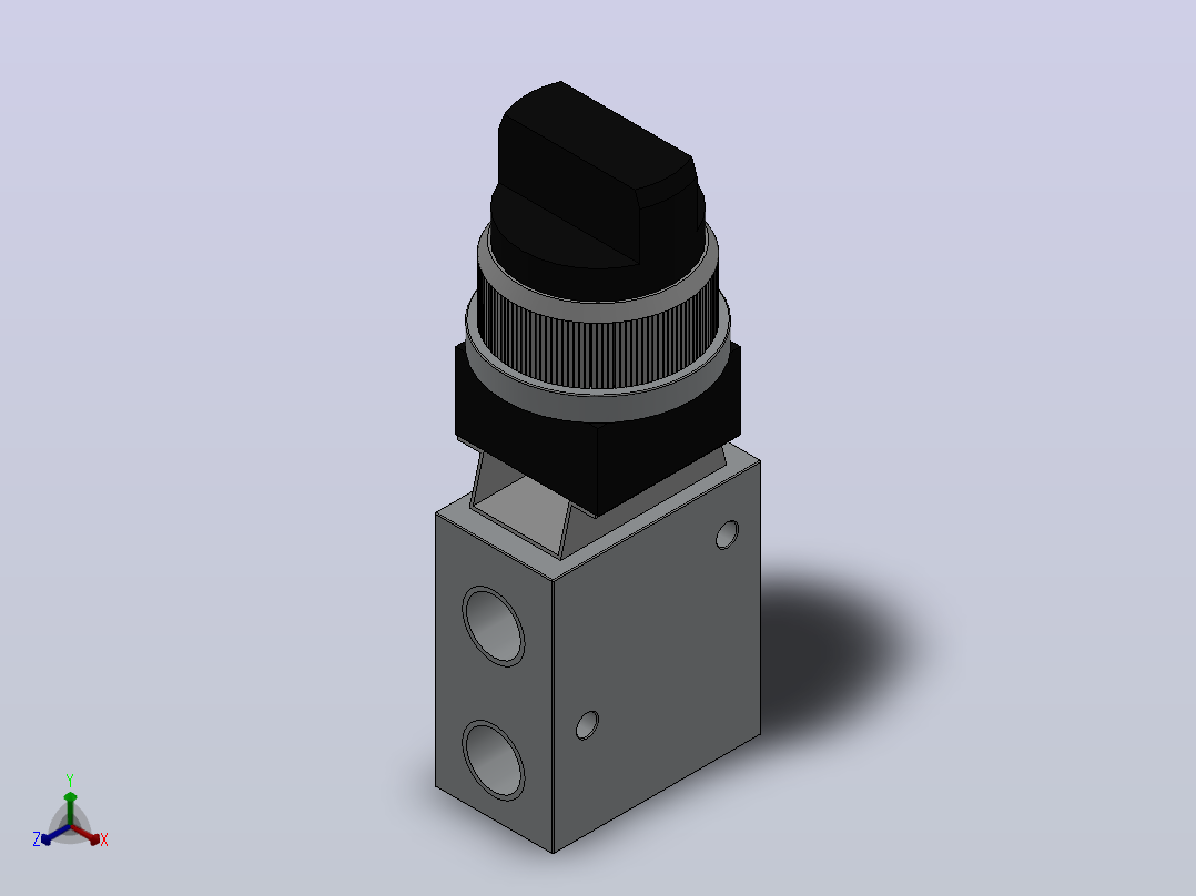 JM系列机械阀[JM-05]正等轴测图