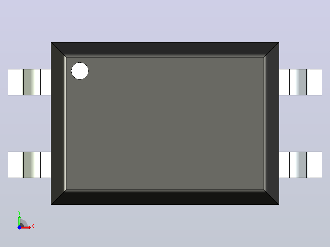 106x SOIC 封装（小外形集成电路）SOIC254P960X380-4N前视图