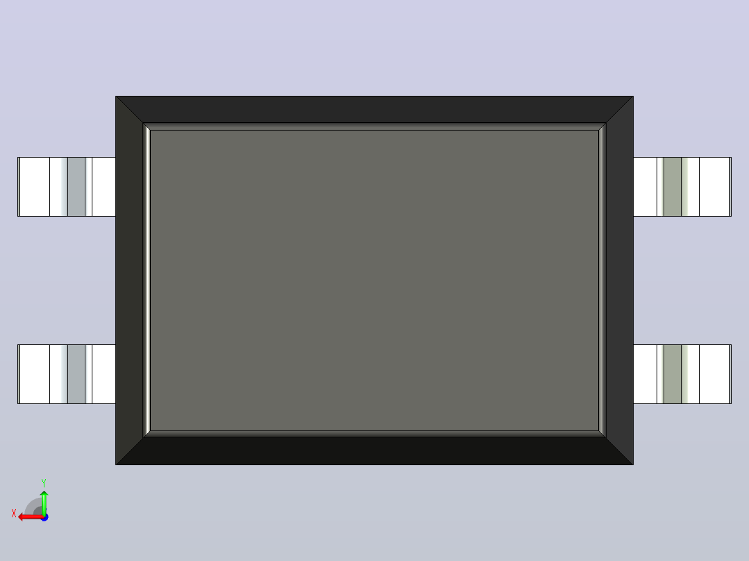 106x SOIC 封装（小外形集成电路）SOIC254P960X380-4N后视图