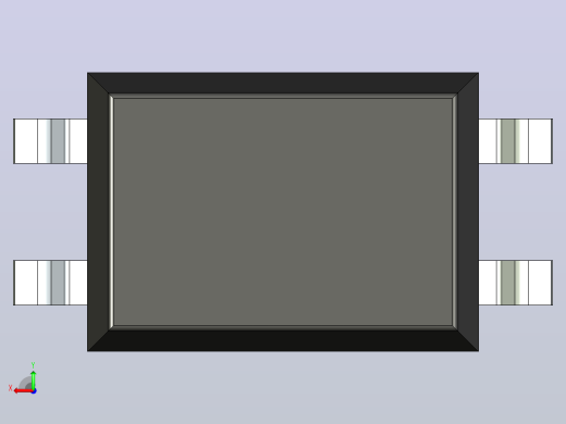 106x SOIC 封装（小外形集成电路）SOIC254P960X380-4N后视缩略图