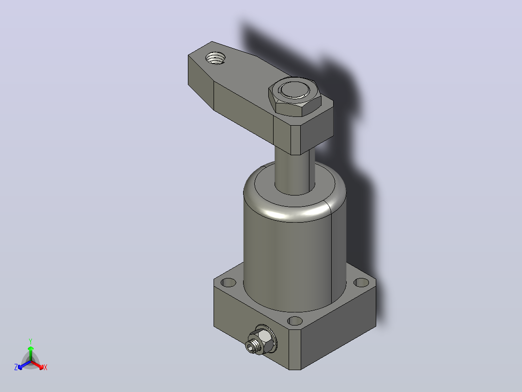 气缸RS-mf25s_asm正等轴测图