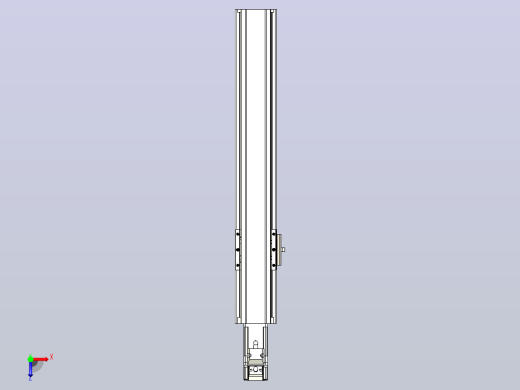 日规模组半封闭丝杆TPA-HNR-65S-1610C-L300-M-Y-P20-N3俯视缩略图