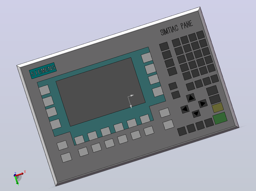 西门子OP277触摸屏和控制面板SIMATIC-HMI-OP277-5.7 (2)主视图