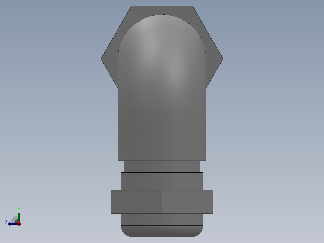 SF1214S[SF1214S-4]航空插头，多芯接头，连接器右视图