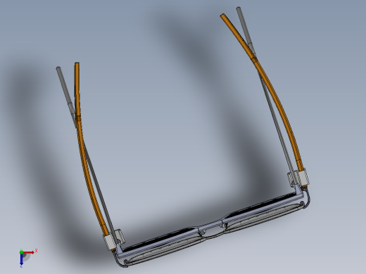 3D眼镜夹俯视缩略图