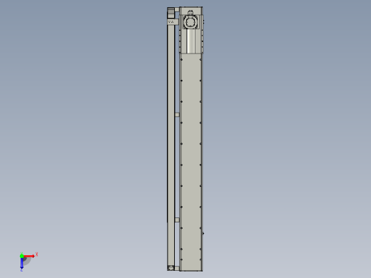 MFM22-BC-1000W-2000L齿轮齿条模组MFM22 最大负载150KG俯视缩略图
