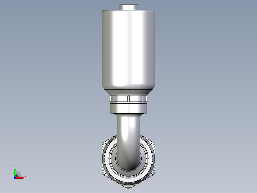 标准液压接头1J9HY-8-6前视图