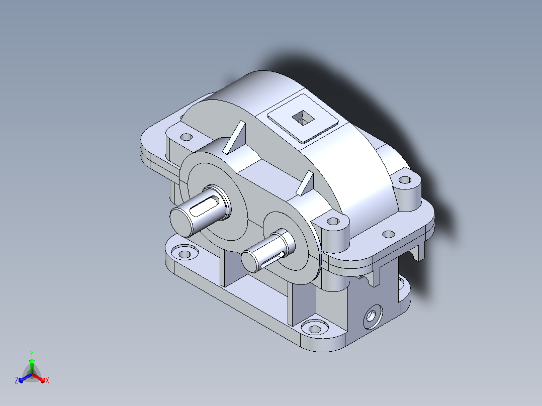 减速箱装配主视图