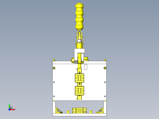 手动冲压用简易装拆夹具前视缩略图