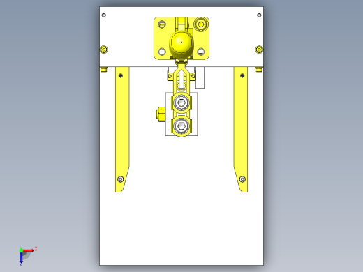 手动冲压用简易装拆夹具俯视缩略图