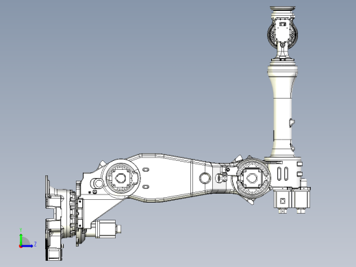 那智机器人nachi mc280l 6axis-industrial robot左视缩略图