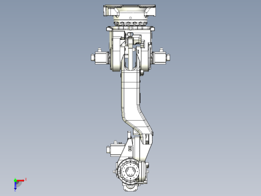 那智机器人nachi mc280l 6axis-industrial robot俯视缩略图