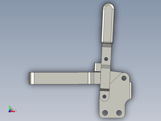 GH-12137快速夹钳3D模型前视缩略图