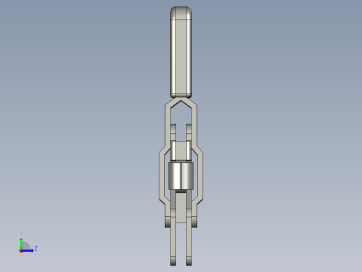 GH-12137快速夹钳3D模型左视缩略图